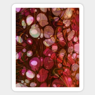 Abstract Marbling Pattern Sticker